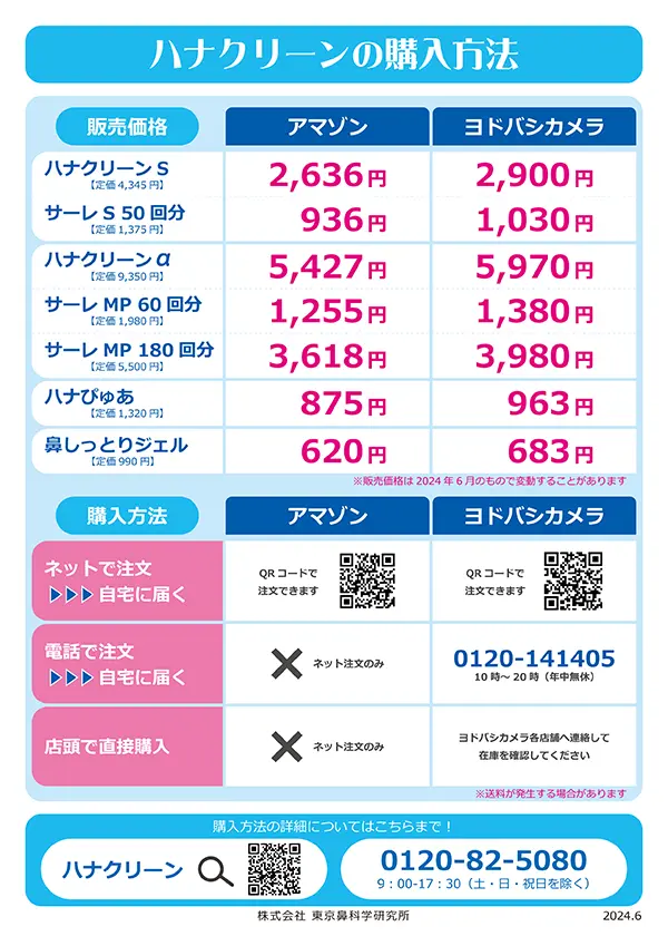 ハナクリーンの購入方法